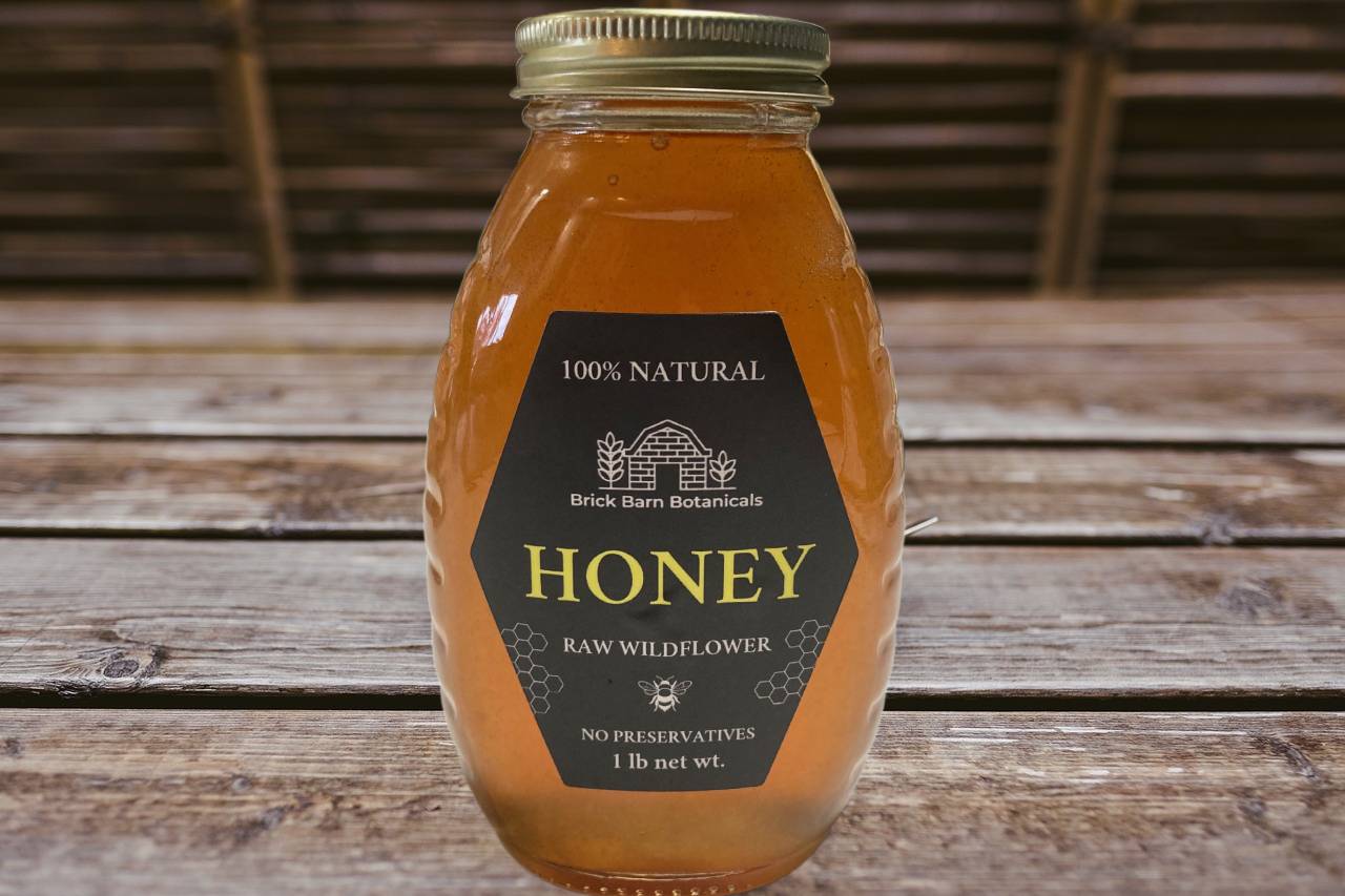 Raw 100% Pure Wildflower Honey 1 lb